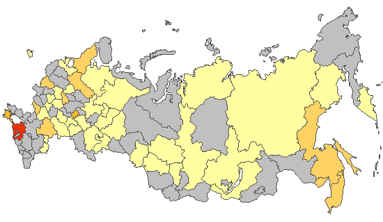 Рис. 8. Результаты ПЦР-детекции SARS-CoV-2 в базовых лабораториях двух НЦГ ВОЗ в РФ