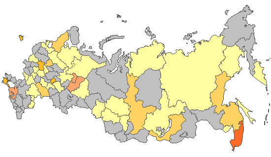 Рис. 8. Результаты ПЦР-детекции SARS-CoV-2 в базовых лабораториях двух НЦГ ВОЗ в РФ