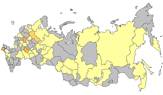 Рис. 8. Результаты ПЦР-детекции SARS-CoV-2 в базовых лабораториях двух НЦГ ВОЗ в РФ